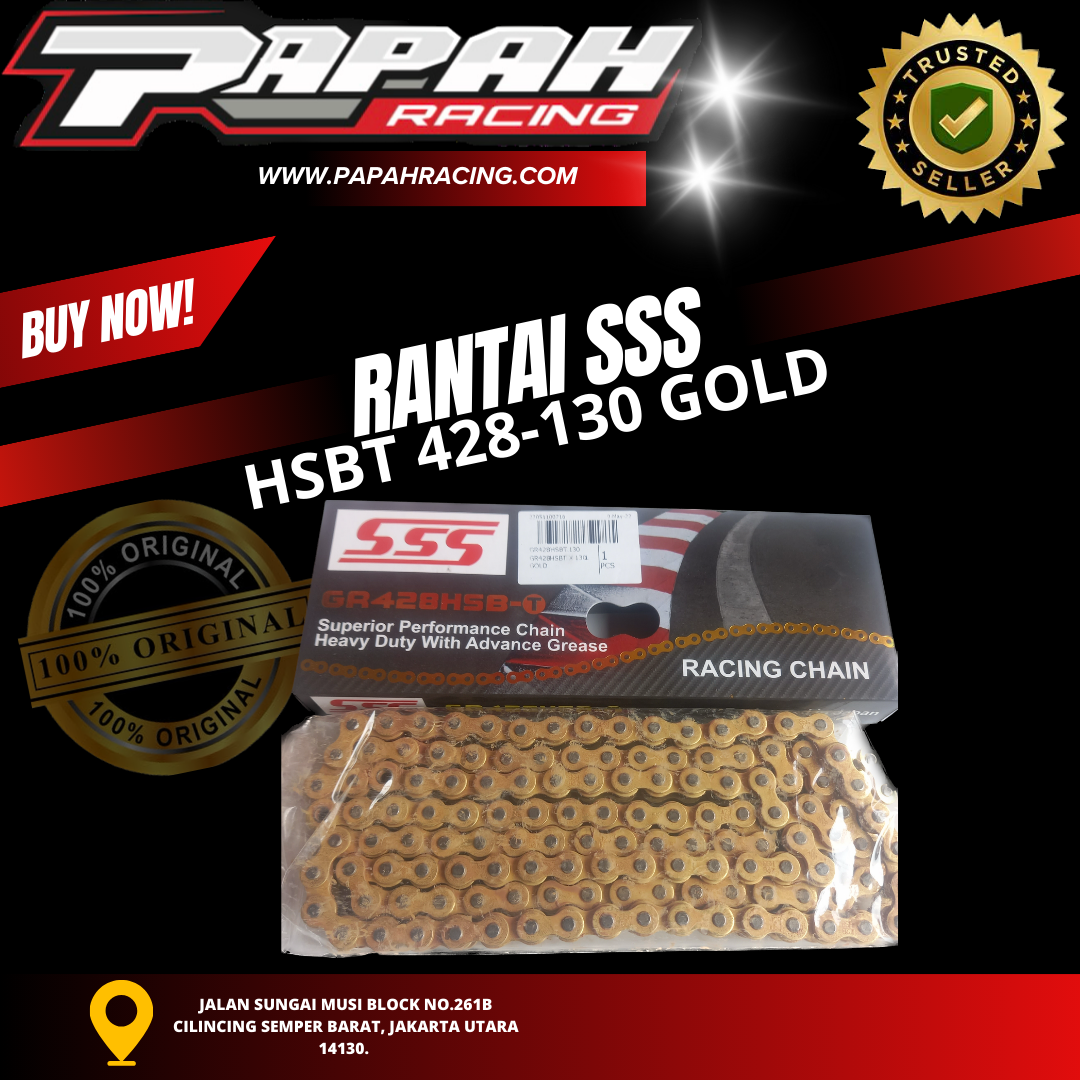 RANTAI SSS HSBT 428-130 GOLD 
